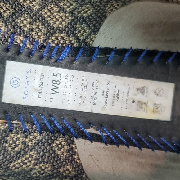 Rothy's Womens The Flat Cheetah Leopard Animal Print Loafer Flats shoes 8.5 - Picture 16 of 16